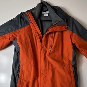 Columbia Gray Fleece-Lined Jacket